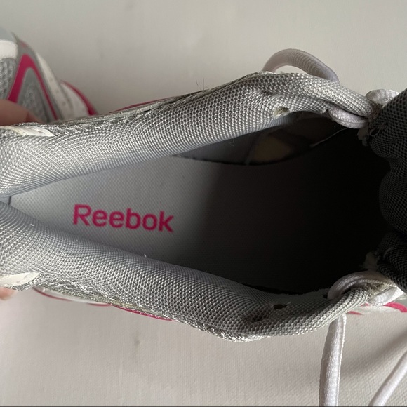 Reebok DMX Ride Running Shoes Lateral Flex Silver Gray Pink 039501 J82773 Sz 8 - Picture 10 of 10